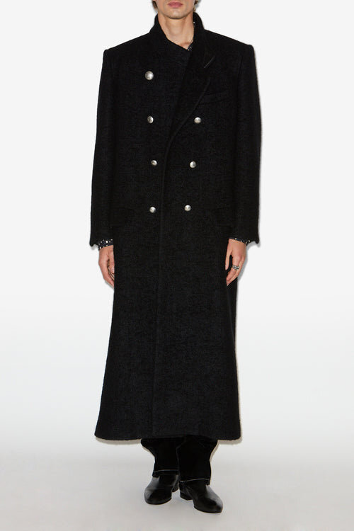 Gil Long Brushed Wool Coat Gil Long Brushed Wool Coat