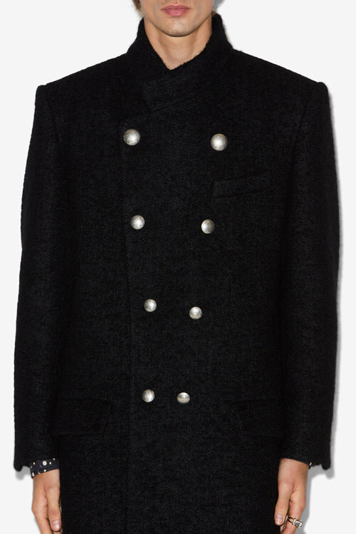 Gil Long Brushed Wool Coat Gil Long Brushed Wool Coat