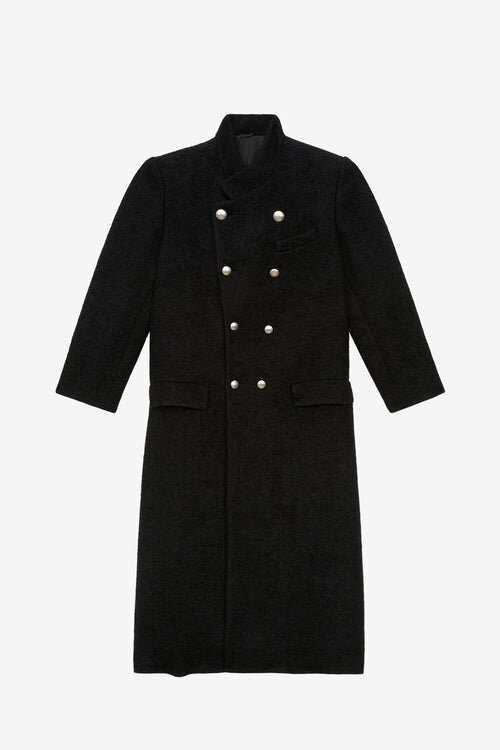 Gil Long Brushed Wool Coat Gil Long Brushed Wool Coat