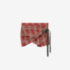 Gisen Short Plaid Skirt
