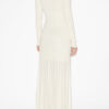Gisole Long Fine Crepe Knit Dress Gisole Long Fine Crepe Knit Dress