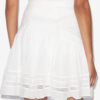 Giuliani Short Skirt in Plain-Colored Cotton Voile Giuliani Short Skirt in Plain-Colored Cotton Voile