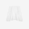 Giuliani Short Skirt in Plain-Colored Cotton Voile Giuliani Short Skirt in Plain-Colored Cotton Voile