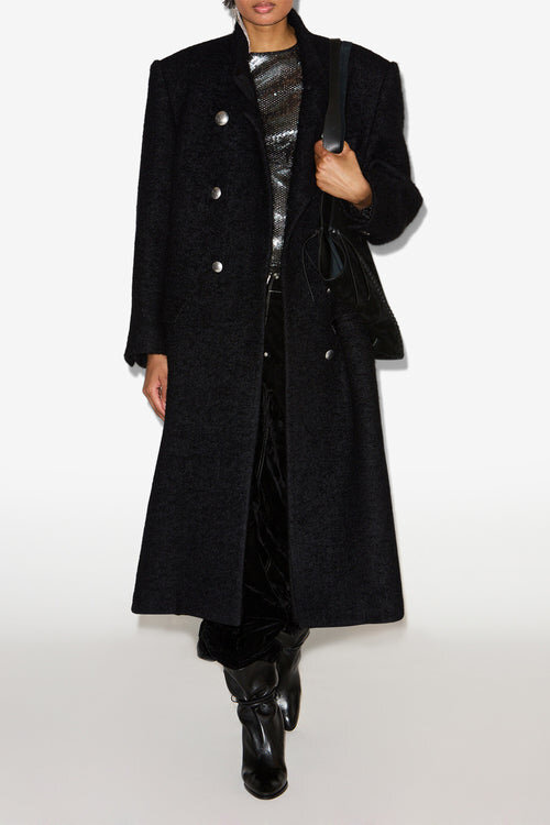 Giusa Brushed Wool Coat Giusa Brushed Wool Coat
