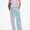 Gloria Strappy Top in Plain-Colored Cotton Voile Gloria Strappy Top in Plain-Colored Cotton Voile