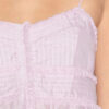 Gloria Strappy Top in Plain-Colored Cotton Voile Gloria Strappy Top in Plain-Colored Cotton Voile