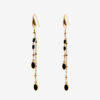 Gold-Finish Brass Pendant Earrings Gold-Finish Brass Pendant Earrings