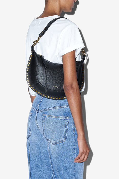 Grained Leather Bag with Studs Naoko Grained Leather Bag with Studs Naoko