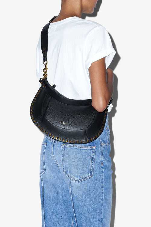 Grained Leather Bag with Studs Naoko Grained Leather Bag with Studs Naoko