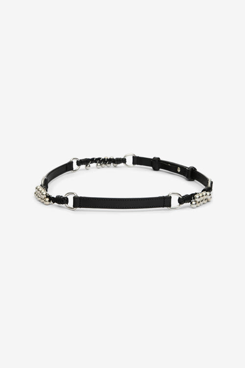 Grimsby Leather Belt with Rings and Studs Grimsby Leather Belt with Rings and Studs