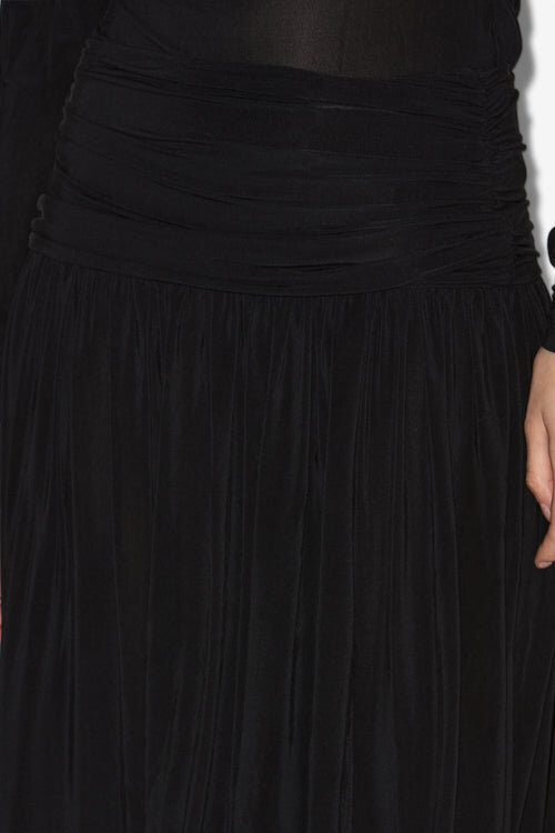 Gwendy Long Gathered Jersey Skirt Gwendy Long Gathered Jersey Skirt