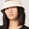 Haley Embroidered Bucket Hat with Logo Haley Embroidered Bucket Hat with Logo