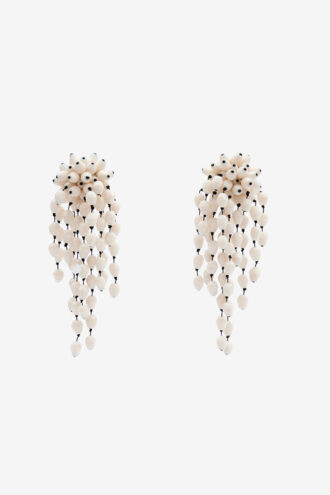 Hanabi Beaded Pendant Earrings
