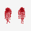 Hanabi Beaded Pendant Earrings Hanabi Beaded Pendant Earrings
