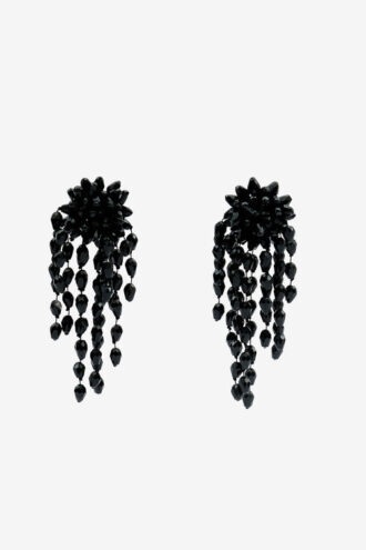 Hanabi Beaded Pendant Earrings