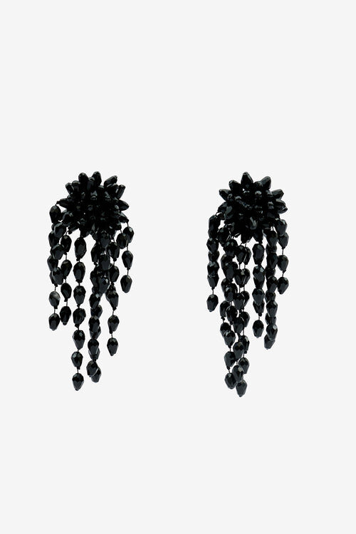 Hanabi Beaded Pendant Earrings Hanabi Beaded Pendant Earrings