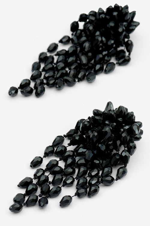 Hanabi Beaded Pendant Earrings Hanabi Beaded Pendant Earrings