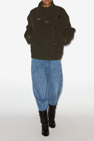 Hanis Short Wool Blend Coat