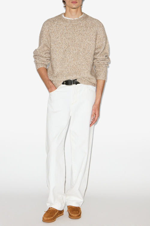 Hanori Flecked Knit Sweater Hanori Flecked Knit Sweater