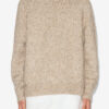 Hanori Flecked Knit Sweater Hanori Flecked Knit Sweater