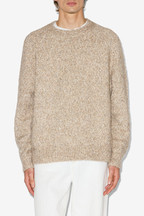 Hanori Flecked Knit Sweater Hanori Flecked Knit Sweater
