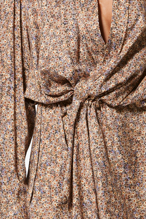 Harmony Floral Silk Jacquard Shirt Dress Harmony Floral Silk Jacquard Shirt Dress