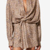 Harmony Floral Silk Jacquard Shirt Dress Harmony Floral Silk Jacquard Shirt Dress