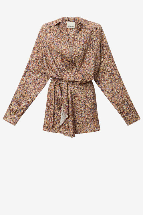 Harmony Floral Silk Jacquard Shirt Dress Harmony Floral Silk Jacquard Shirt Dress