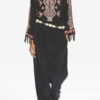 Hectorina Gathered Technical Fabric Pants Hectorina Gathered Technical Fabric Pants
