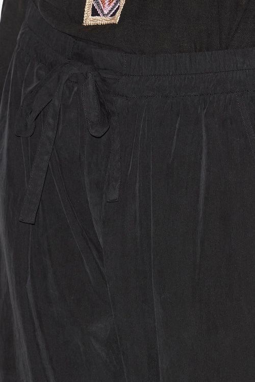 Hectorina Gathered Technical Fabric Pants Hectorina Gathered Technical Fabric Pants