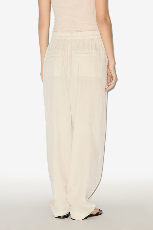 Hectorina Gathered Technical Fabric Pants Hectorina Gathered Technical Fabric Pants