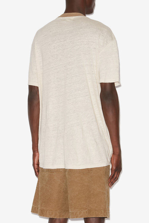 Honore Printed Linen T-Shirt Honore Printed Linen T-Shirt