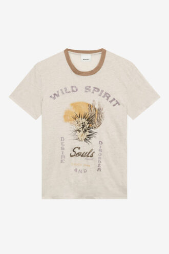 Kiliann Printed Linen T-Shirt