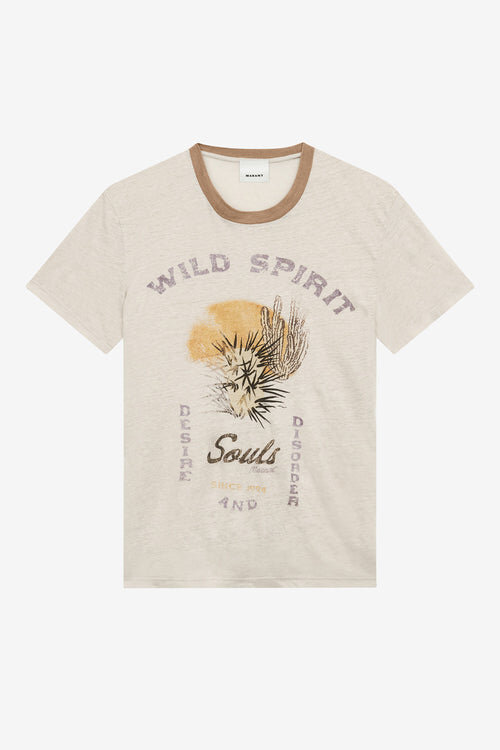 Kiliann Printed Linen T-Shirt Kiliann Printed Linen T-Shirt