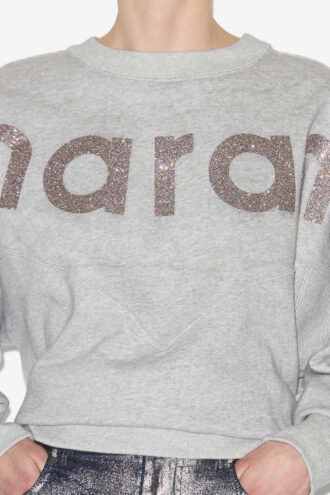 Houston Cotton Sweatshirt with Logo