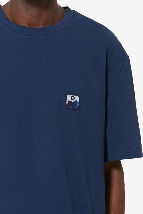 Hugo Short-Sleeve Cotton T-Shirt with Patch Hugo Short-Sleeve Cotton T-Shirt with Patch