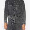 Idany Cotton Denim Overall with Long Sleeves Idany Cotton Denim Overall with Long Sleeves