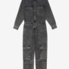 Idany Cotton Denim Overall with Long Sleeves Idany Cotton Denim Overall with Long Sleeves