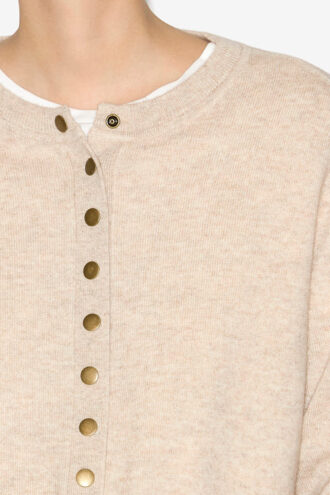 Idesia Merinos Wool and Cashmere Cardigan