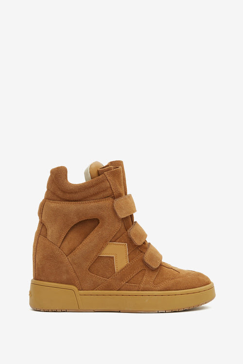 Im3 High-Top Leather Wedge Sneakers Im3 High-Top Leather Wedge Sneakers