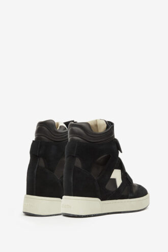 Im3 High-Top Leather Wedge Sneakers Im3 High-Top Leather Wedge Sneakers