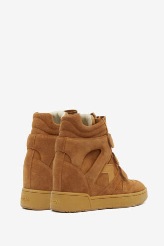Im3 High-Top Leather Wedge Sneakers Im3 High-Top Leather Wedge Sneakers