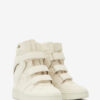 Im3 High-Top Leather Wedge Sneakers