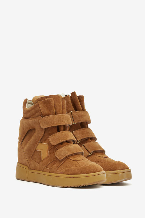 Im3 High-Top Leather Wedge Sneakers Im3 High-Top Leather Wedge Sneakers