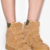 Im3 High-Top Leather Wedge Sneakers Im3 High-Top Leather Wedge Sneakers