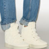 Im3 High-Top Leather Wedge Sneakers