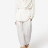 Inaya Wide-Leg Layered Waistband Pants Inaya Wide-Leg Layered Waistband Pants