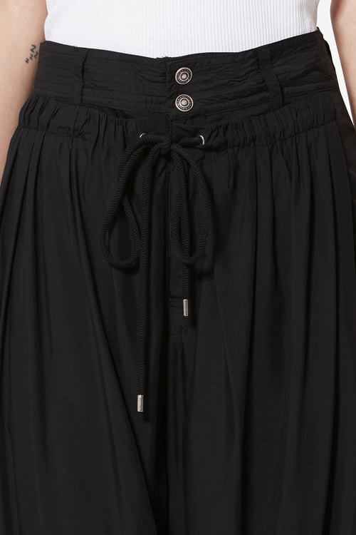 Inaya Wide-Leg Layered Waistband Pants Inaya Wide-Leg Layered Waistband Pants
