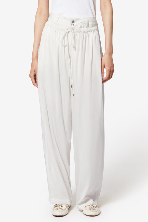 Inaya Wide-Leg Layered Waistband Pants Inaya Wide-Leg Layered Waistband Pants