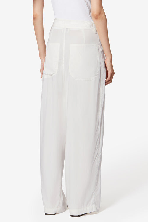 Inaya Wide-Leg Layered Waistband Pants Inaya Wide-Leg Layered Waistband Pants